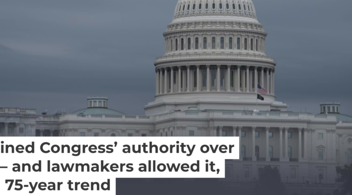 Congress has not used its constitutionally granted power to influence the war in Iran. Bloomberg Creative via Getty Images